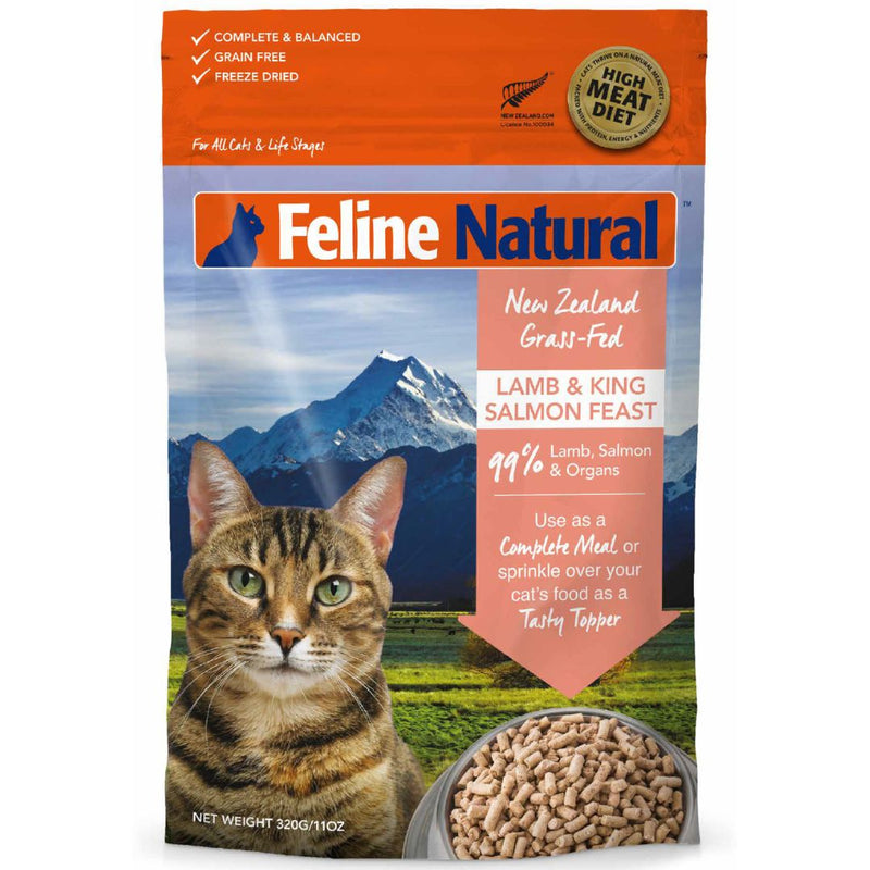 Feline Natural Freeze Dried Lamb & King Salmon Feast