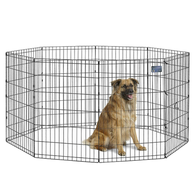 MidWest Homes for Pets Exercise Pen without Door - 36" | PeekAPaw Pet Supplies