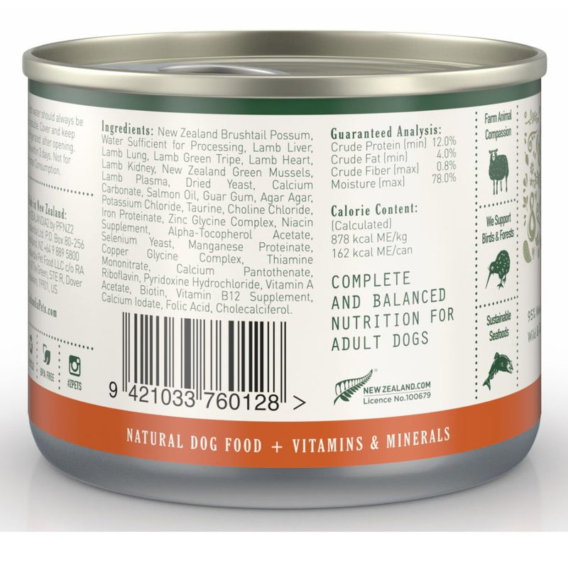 ZEALANDIA Premium Wet Dog Food Brushtail Pate 02