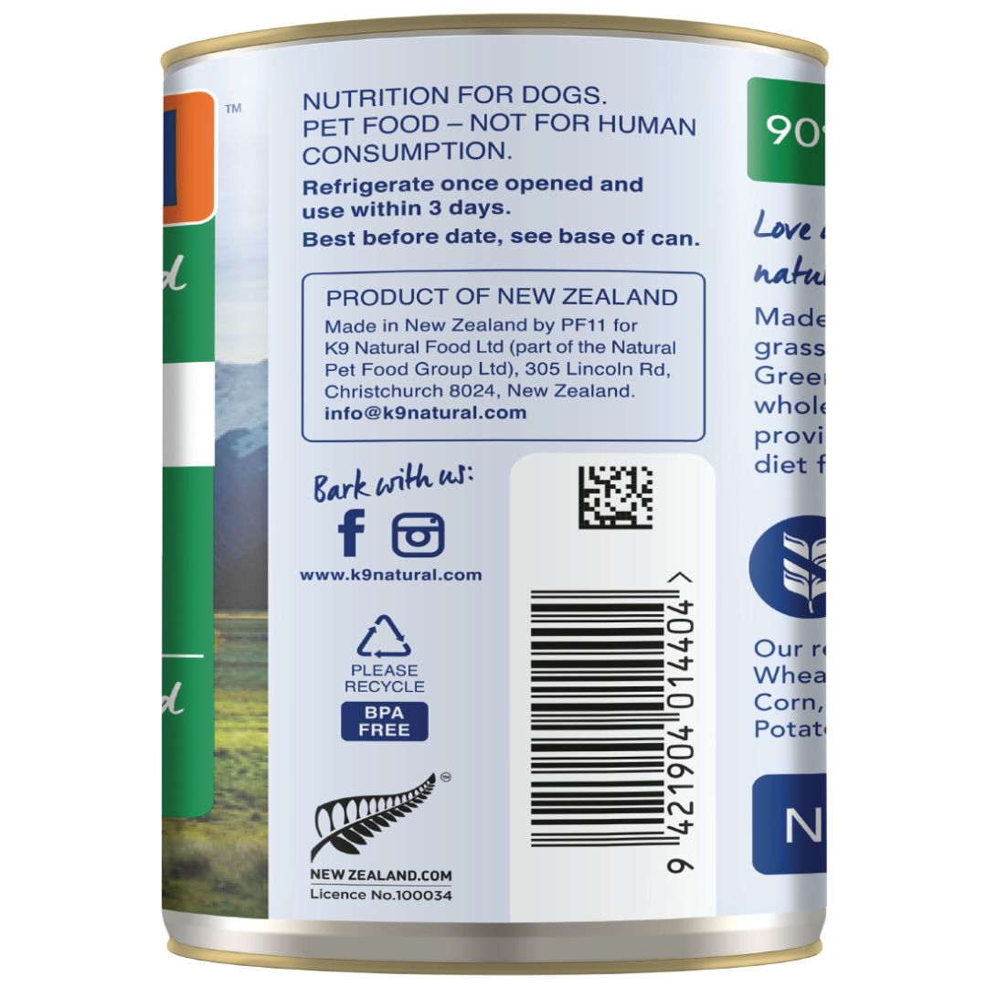 K9 Natural Canned Lamb Feast
