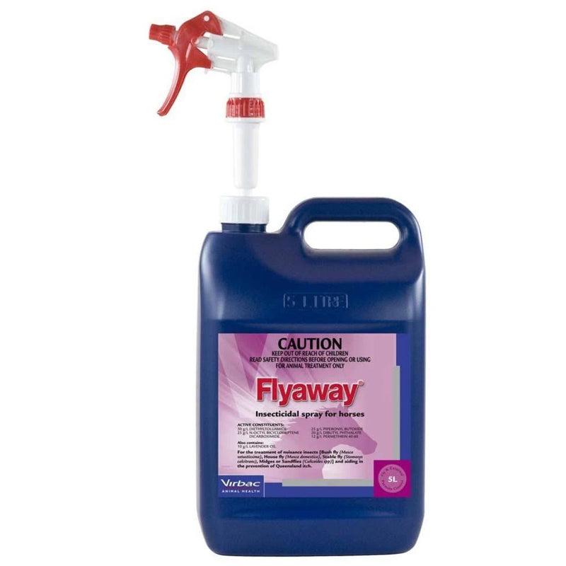 Virbac Flyaway Fly Spray for Horses - 5L | PeekAPaw Pet Supplies