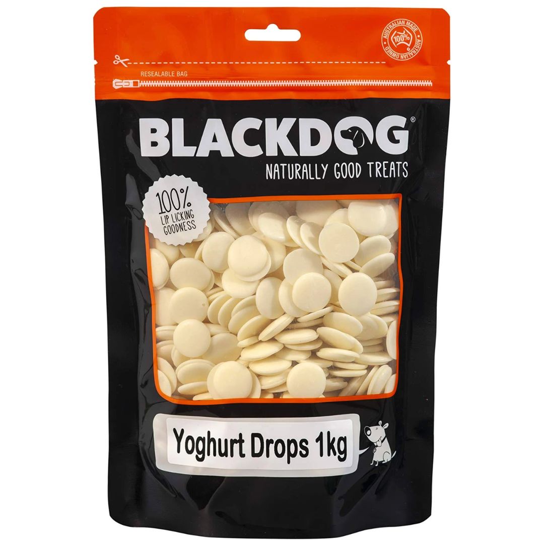 Blackdog Yoghurt Drops Dog Treats - 1kg | PeekAPaw Pet Supplies