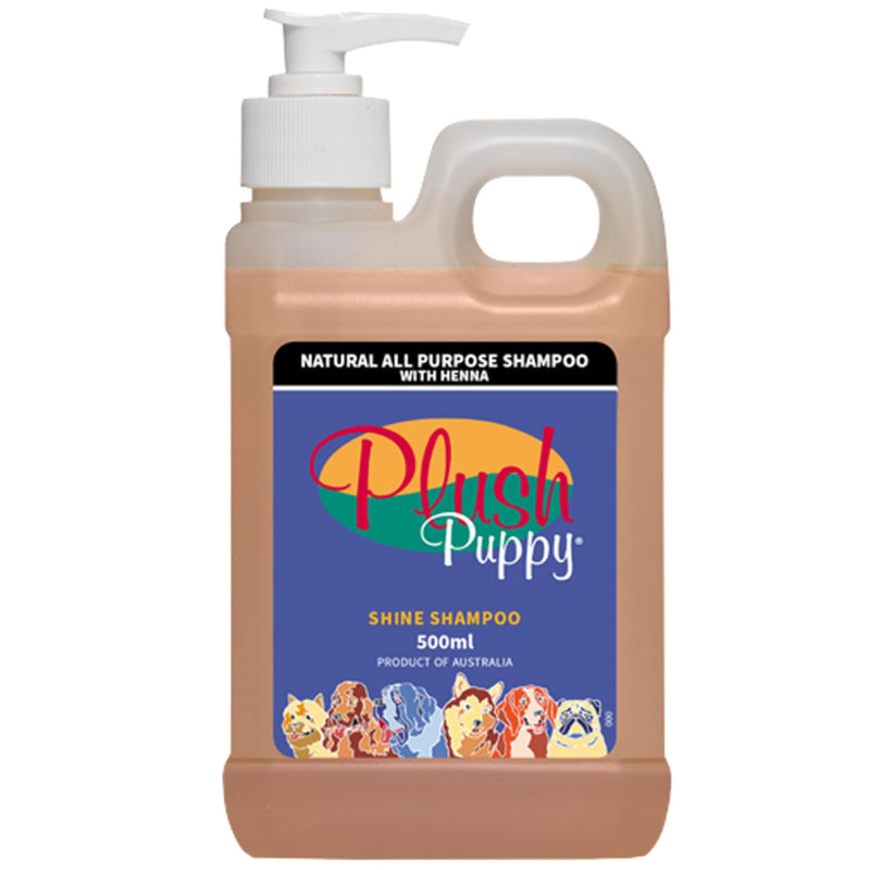 Plush Puppy Natural All Purpose Shampoo with Henna 500mL | PeekAPaw Pet Supplies