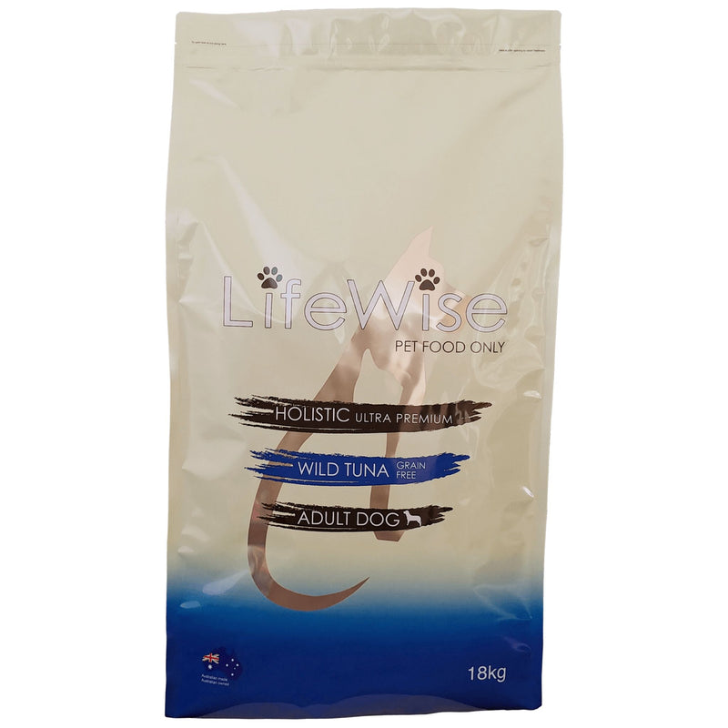 LifeWise Dry Dog Food Wild Tuna with Vegetable 18kg | PeekAPaw Pet Supplies 