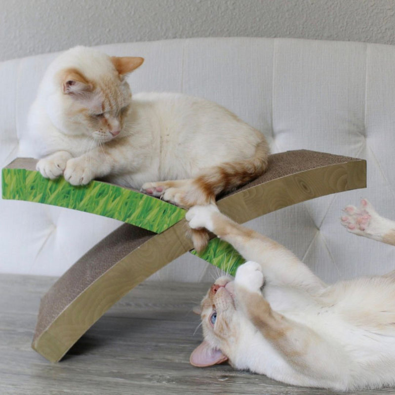 Petstages Easy Life Hammock Cardboard Cat Scratcher & Bed
