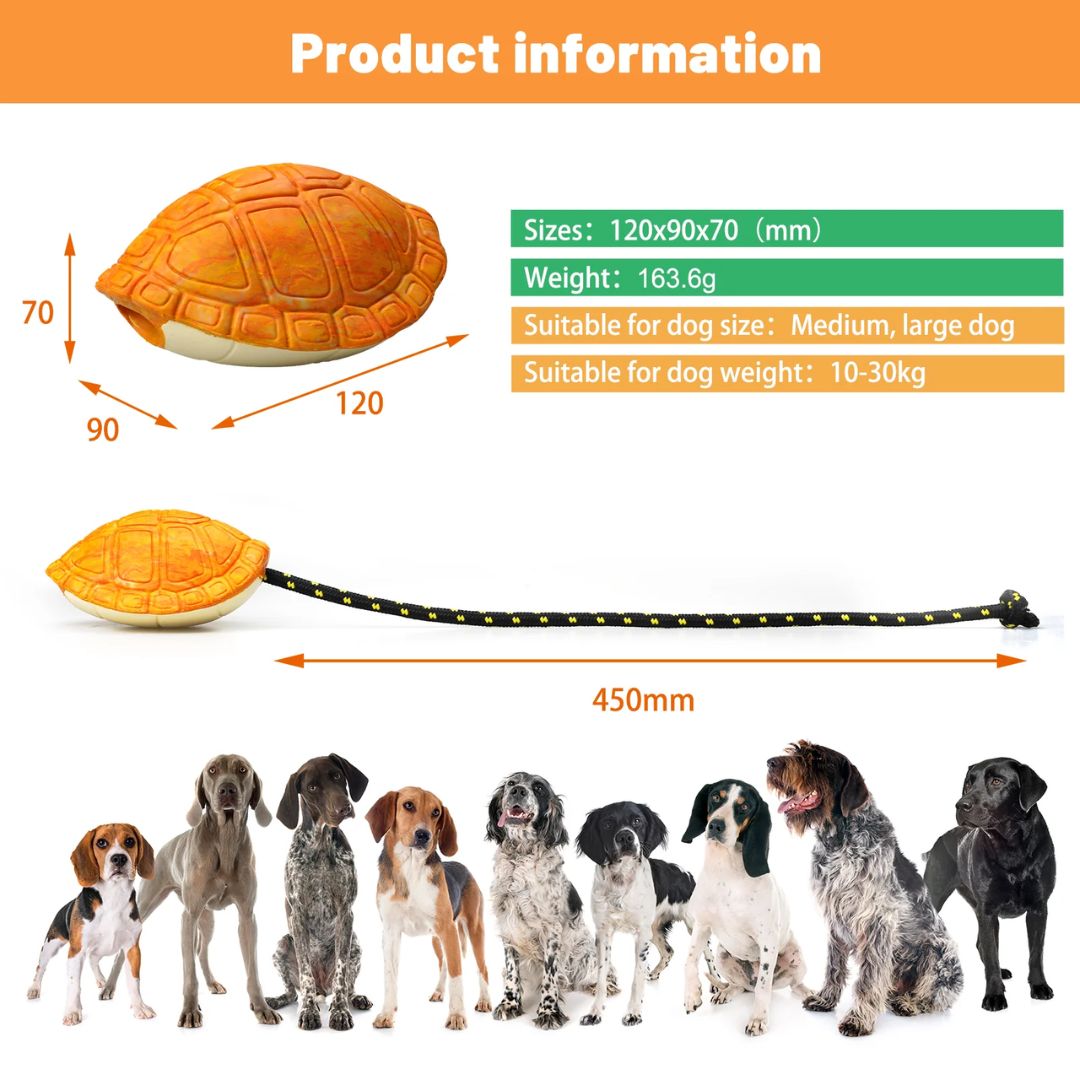 Petopia Ultra Tough Dog Toy Titan Turtle
