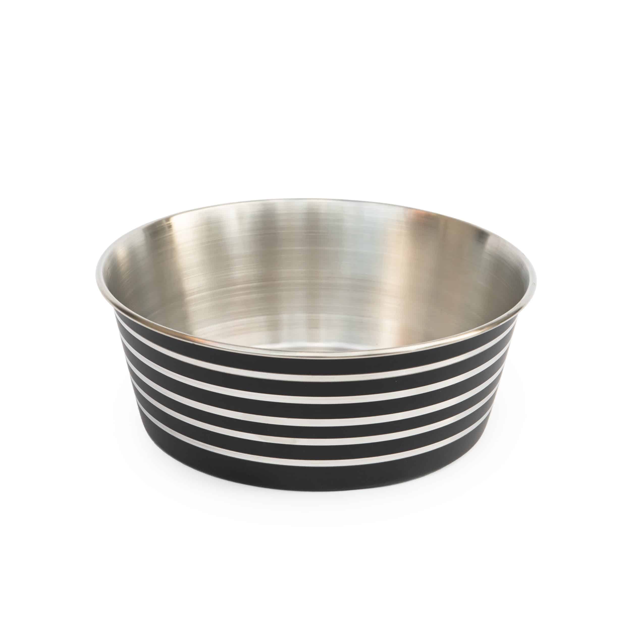 Superior Pet Goods Heavy Base Pet Bowl in matte black