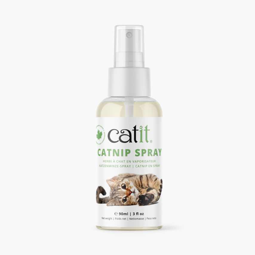 Catit Senses catnip spray 90ml bottle, front of pack