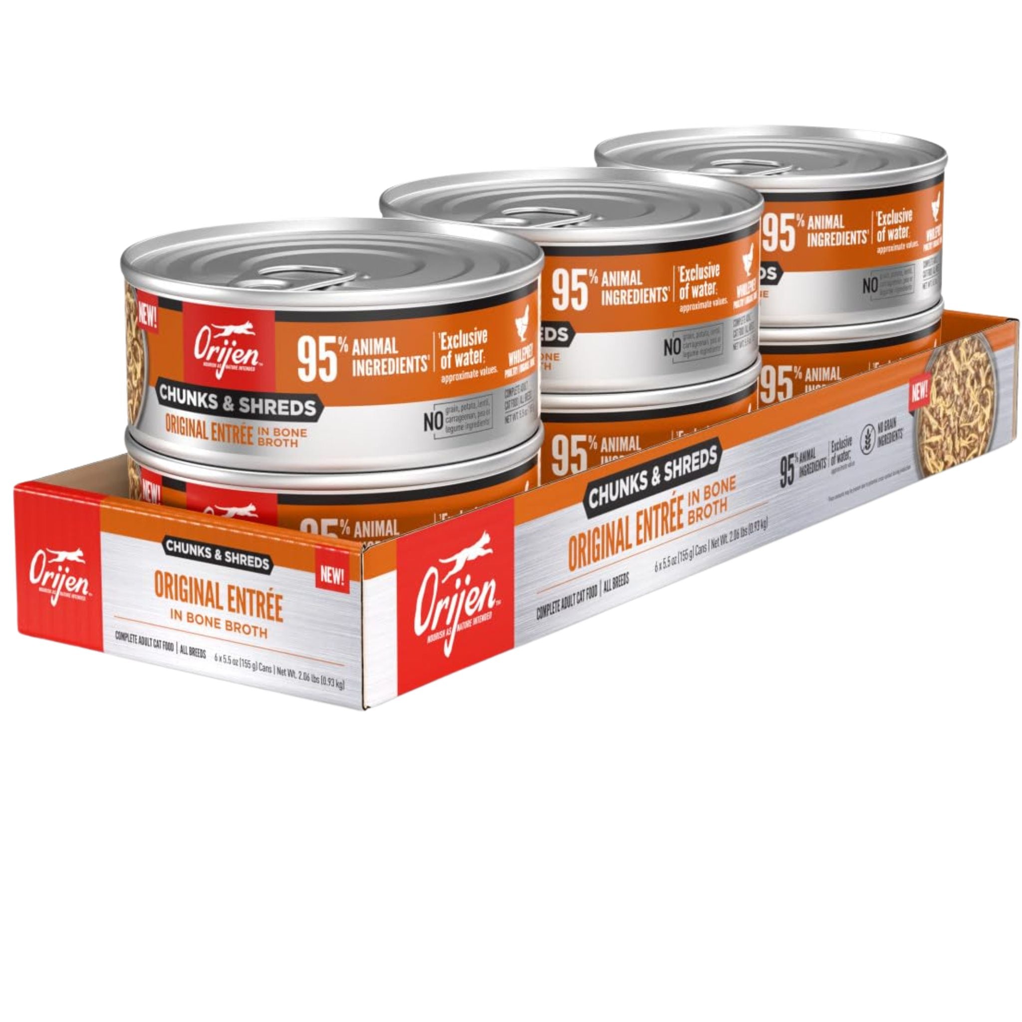 Orijen Wet Cat Food Chunks & Shreds Original Entree
