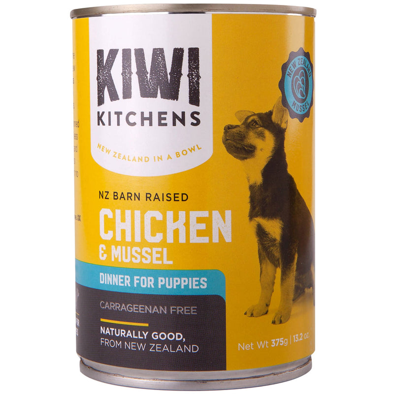 Kiwi Kitchens Canned Puppy Food Chicken & Mussel Dinner