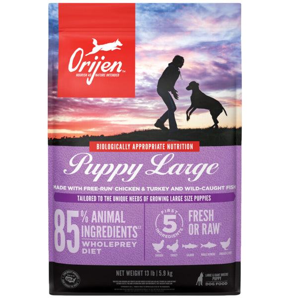 ORIJEN Biologically Appropriate Dry Dog Food Large Breed Puppy