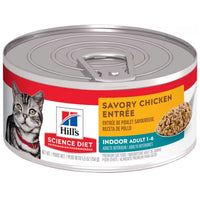 Hill's Science Diet Adult Indoor Savory Chicken Entree Wet Cat Food