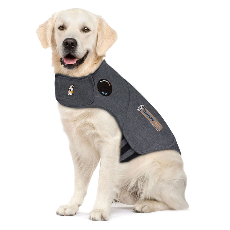 ThunderShirt for Dogs – Original Heather Grey - XL | PeekAPaw Pet Supplies