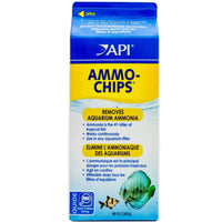 API Ammo-Chips ammonia-removing filter media, 1.36kg carton front with tropical fish artwork