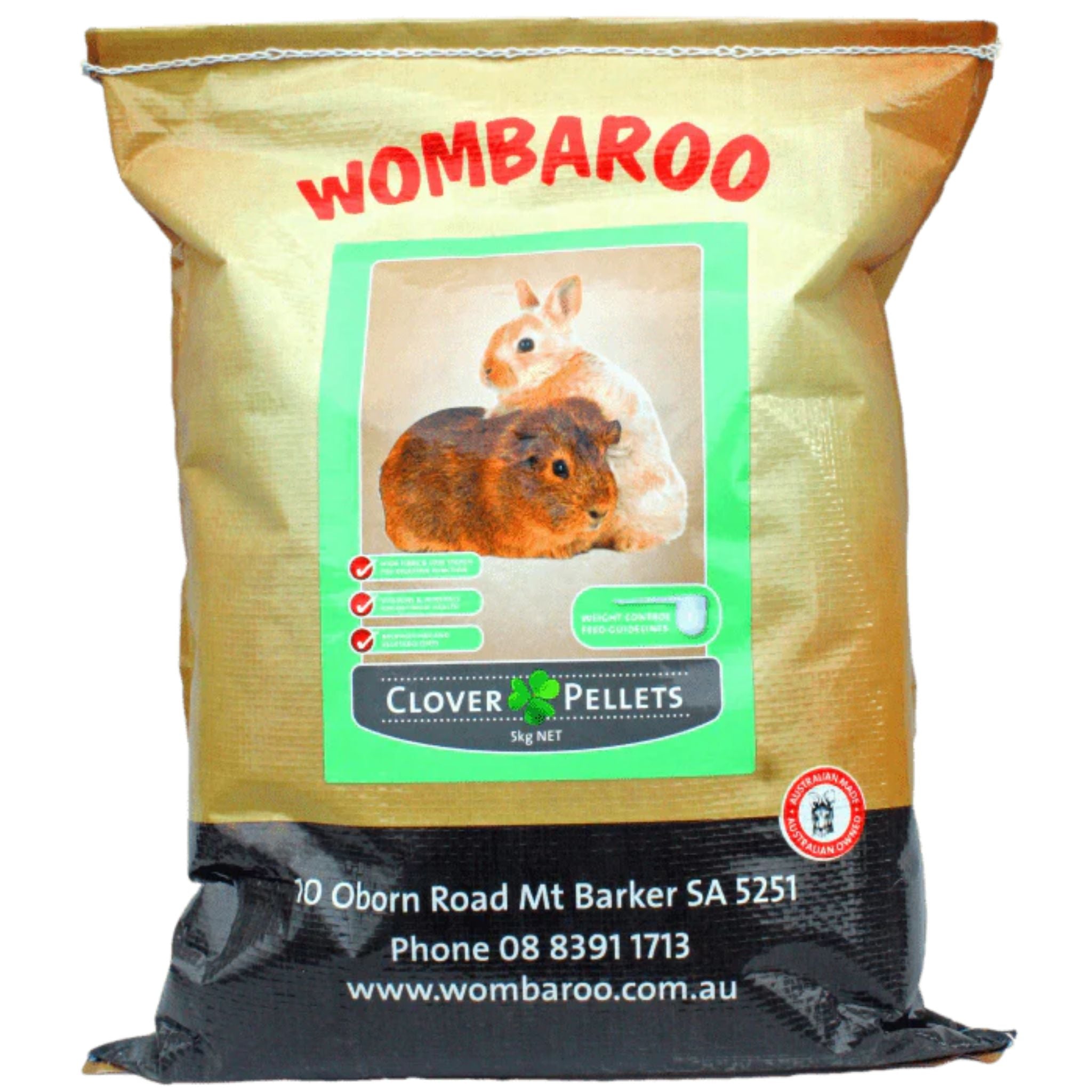 Wombaroo Clover Pellets for Rabbits & Guinea Pigs