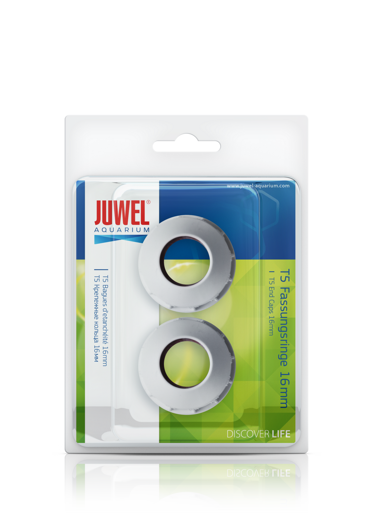 Juwel light unit end caps 16mm for T5 tubes, two pack