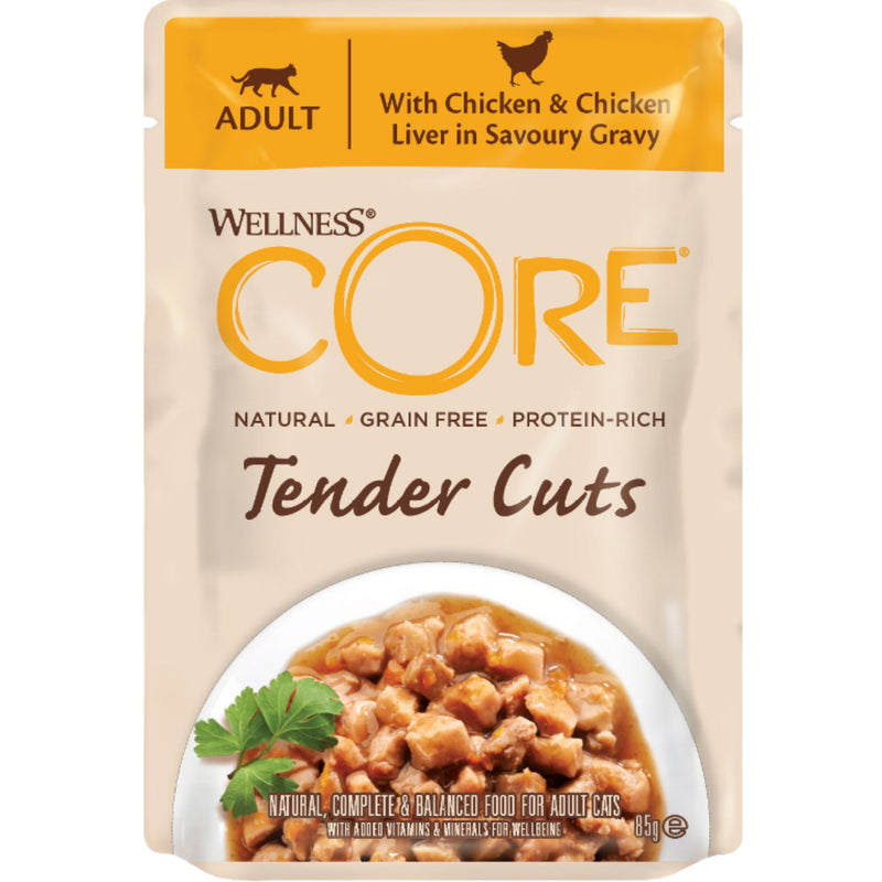 Wellness Core Wet Cat Food Tender Cuts Chicken Selection Multipack