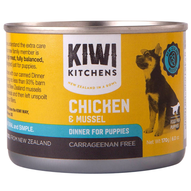 Kiwi Kitchens Canned Puppy Food Chicken & Mussel Dinner