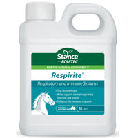 Stance Equitec Respirite respiratory and immune support for horses in a 1L bottle