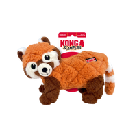 KONG Dog Toys Scampers Red Panda shown in its retail packaging