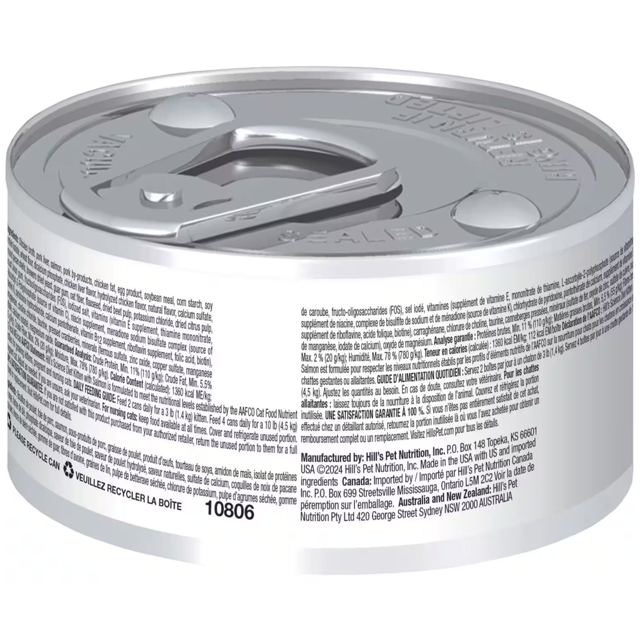 Hill's Science Diet Canned Kitten Food with Salmon