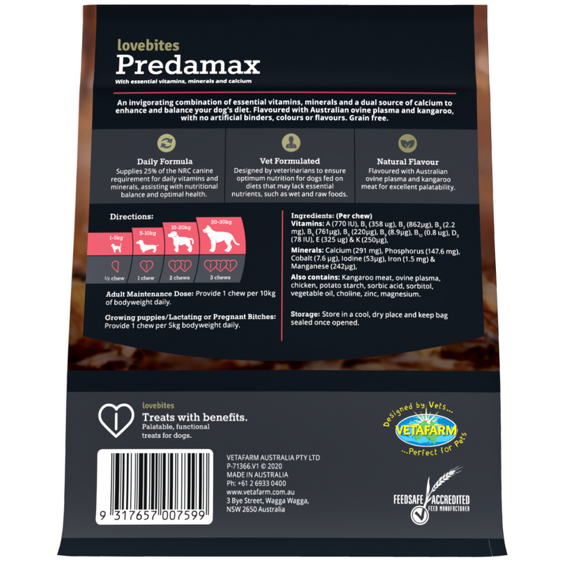 Vetafarm Lovebites Predamax Chews