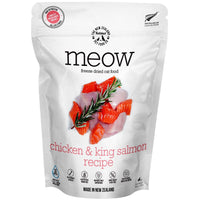 The New Zealand Natural Meow Freeze Dried Cat Food Chicken & King Salmon