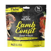 Absolute Holistic Air Dried Dog Treats Lamb Confit Lamb & Duck