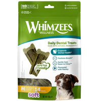 Whimzees Soft dental dog treat, XS 56 pack front