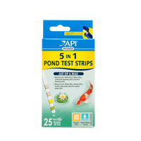API Pond 5-in-1 test strips tube of 25 strips, front of pack