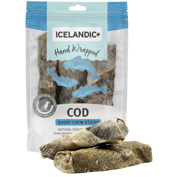 Icelandic+ Dog Treats Cod Short Chew Sticks