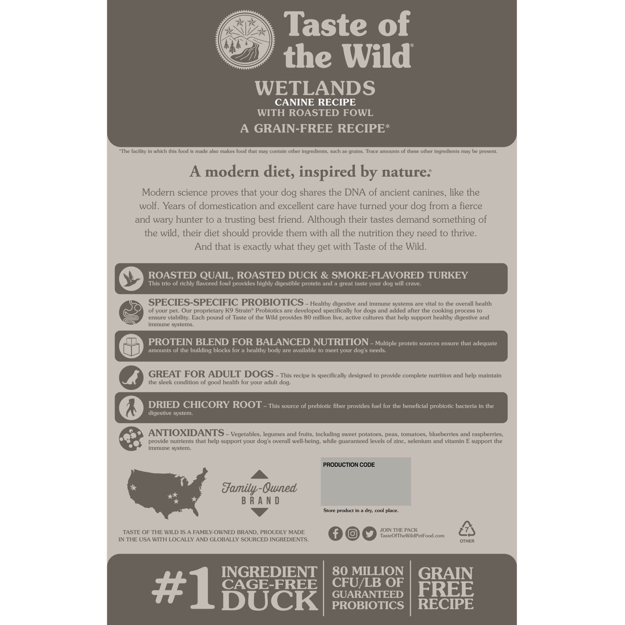 Taste of the Wild Wetlands Adult Dry Dog Food