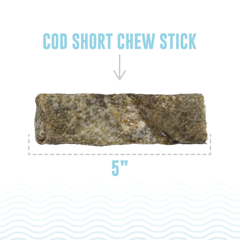 Icelandic+ Dog Treats Cod Short Chew Sticks