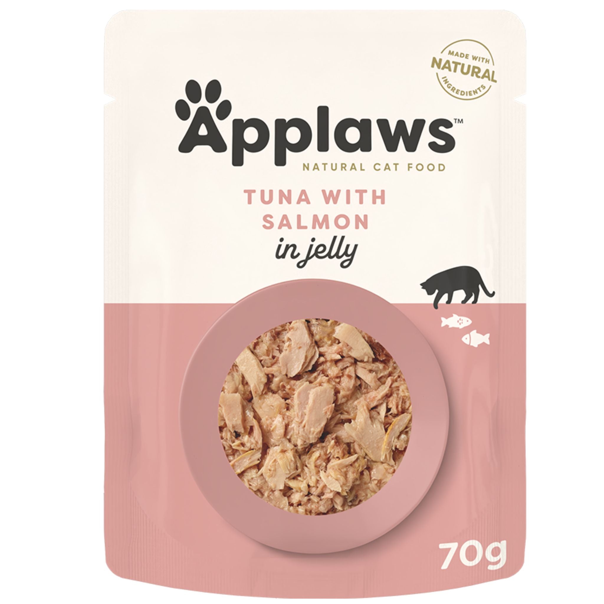 Applaws Natural Wet Cat Food Pouch Tuna with Salmon in Jelly
