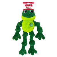 KONG Dog Toys Knots Frog in its retail pack