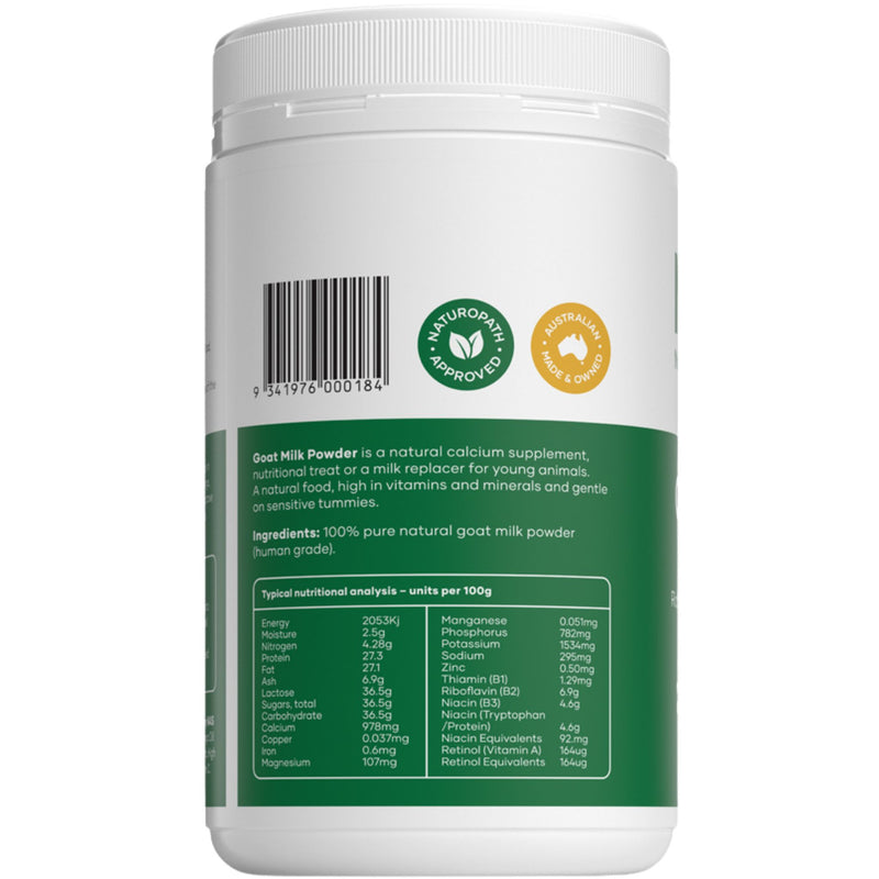 Natural Animal Solutions Goat Milk Powder