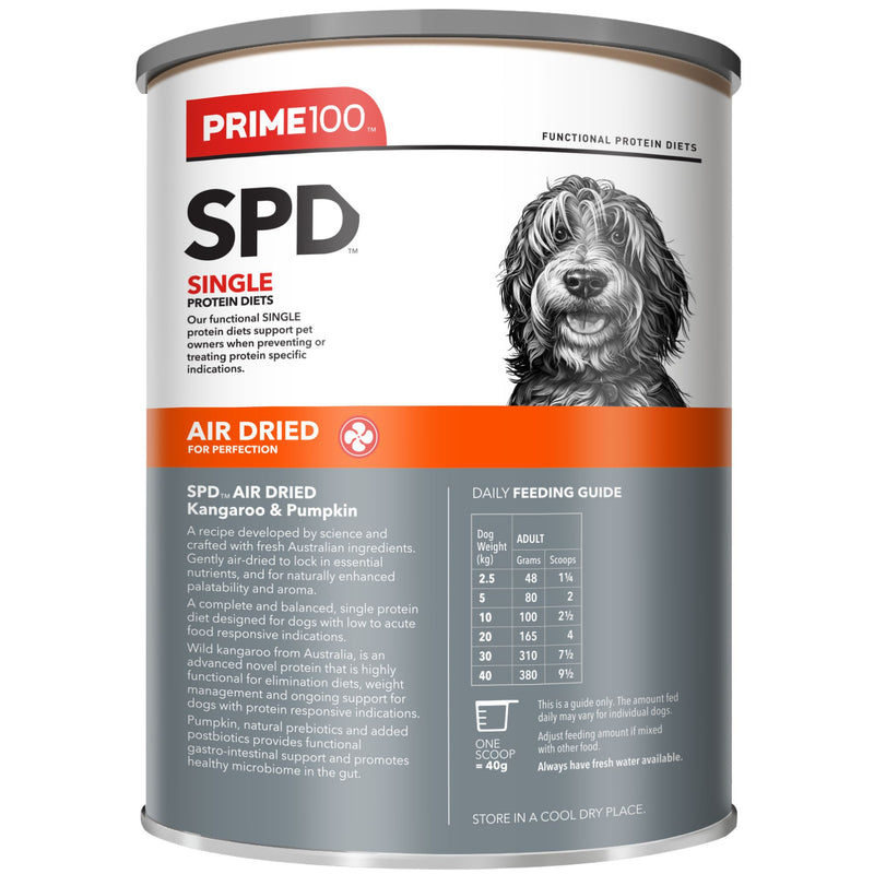 Prime100 SPD Air Dry Dog Food for Adult Kangaroo & Pumpkin