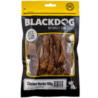 BlackDog Chicken Necks Dog Treats packaging front