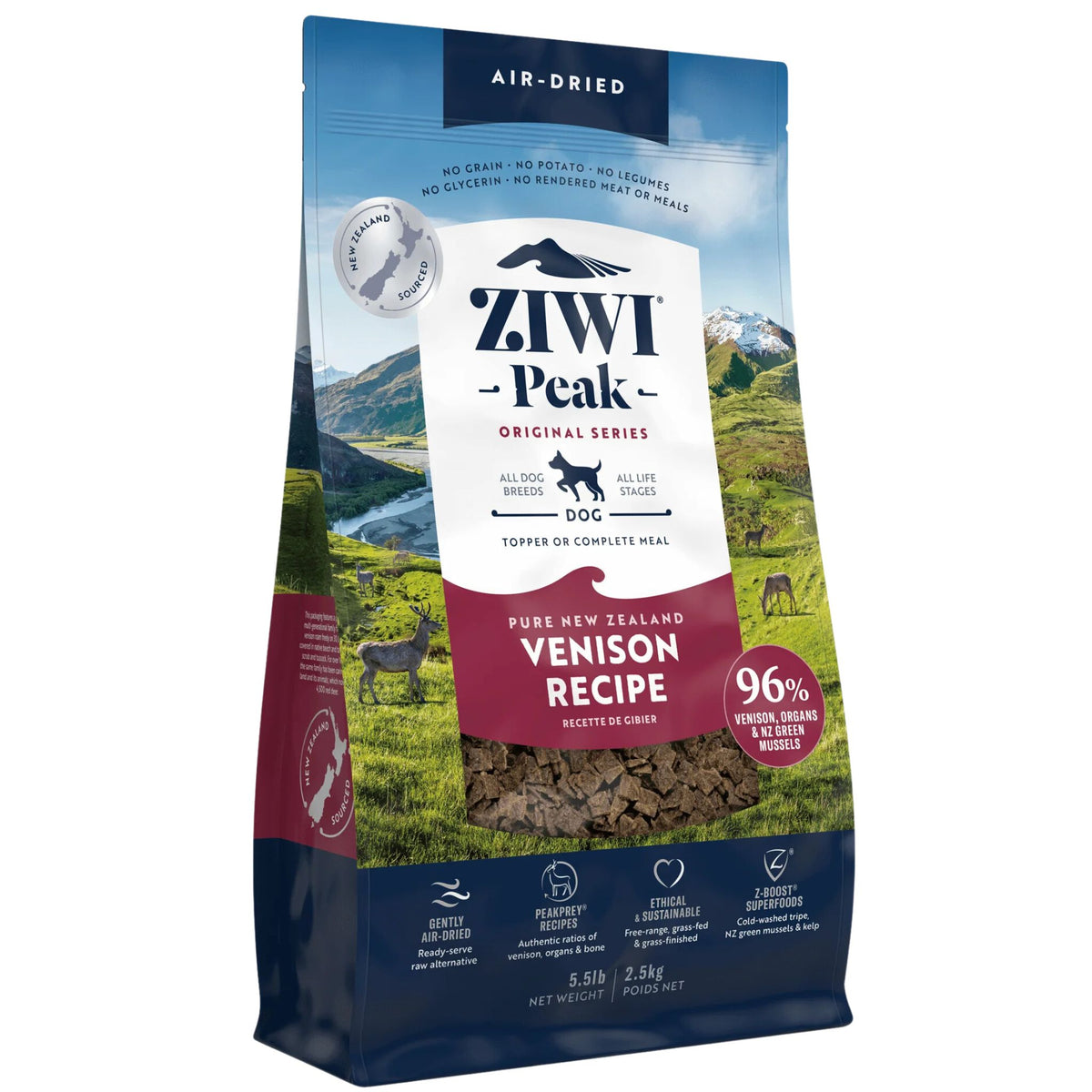 Ziwi Peak スチーム&ドライ ドッグフード グラスフェッド ジウィ