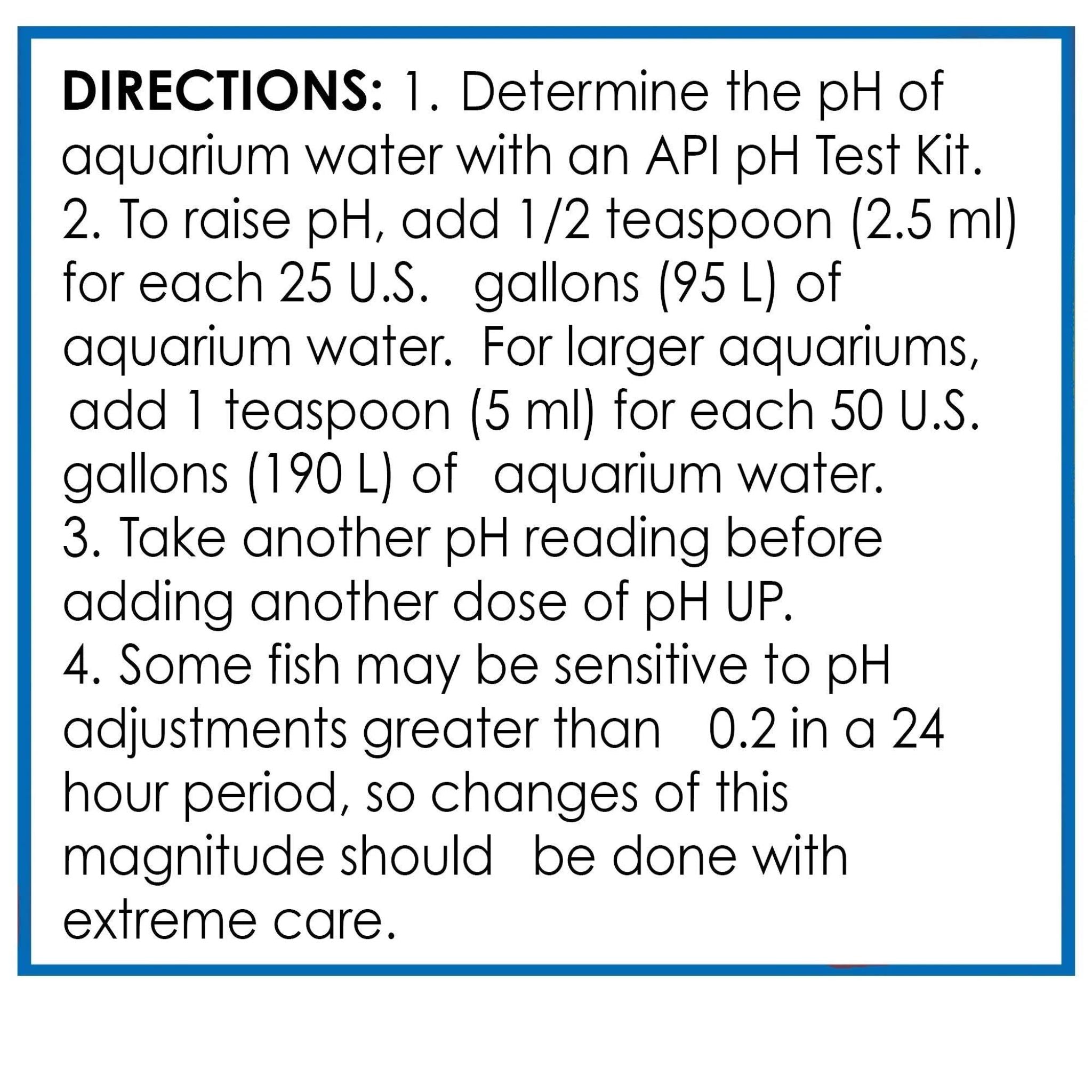 API PH Up Freshwater Aquarium Water Treatment