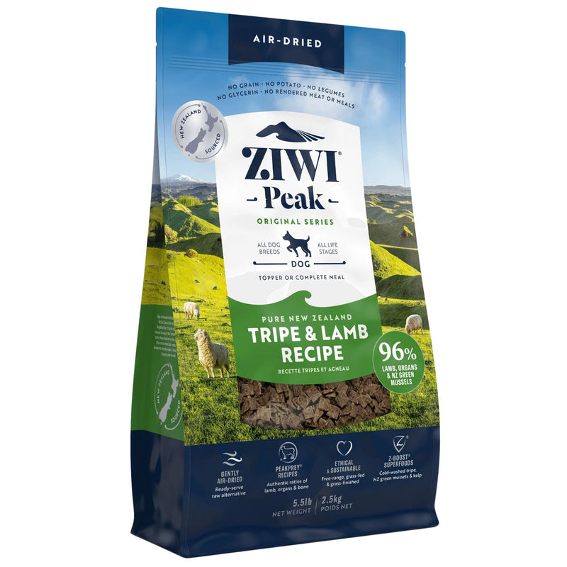 ziwi peak tripe and lamb 2.5kg