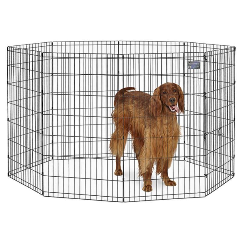 MidWest Homes for Pets Exercise Pen without Door - 42" | PeekAPaw Pet Supplies