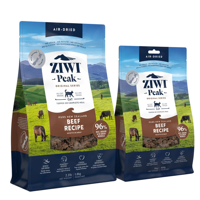 ZIWI Peak Cat Food Air Dried Beef | PeekAPaw Pet Supplies