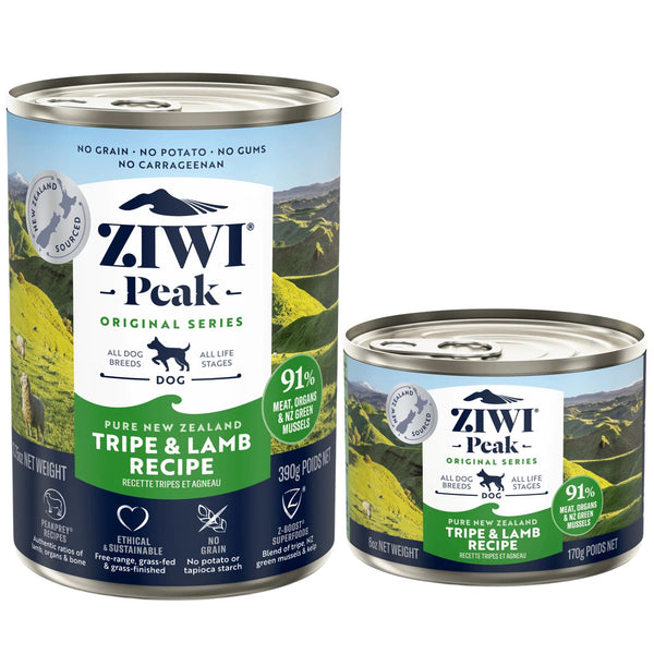 ZIWI Peak Dog Food Cans Tripe & Lamb | PeekAPaw Pet Supplies