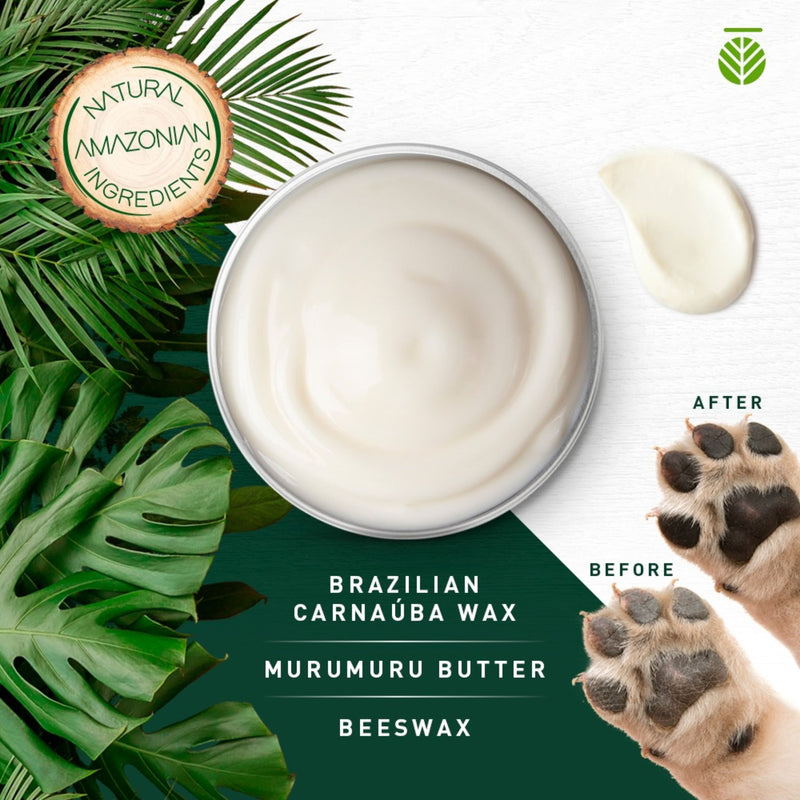 Amazonia Brazilian Carnauba Wax Balm For Paws And Nose For Dogs 30g | PeekAPaw Pet Supplies