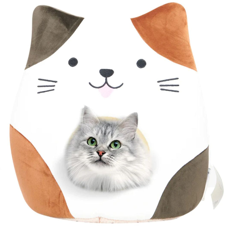 All Fur You Cat Cave - Cat Face White | PeekAPaw Pet Supplies