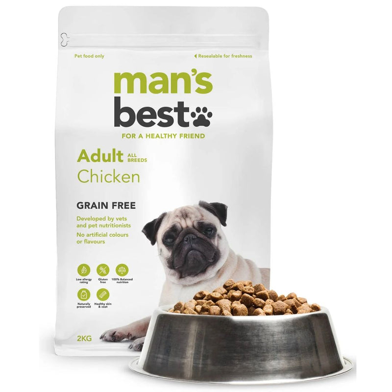Mans Best Adult Dog Food Chicken  | PeekAPaw Pet Supplies