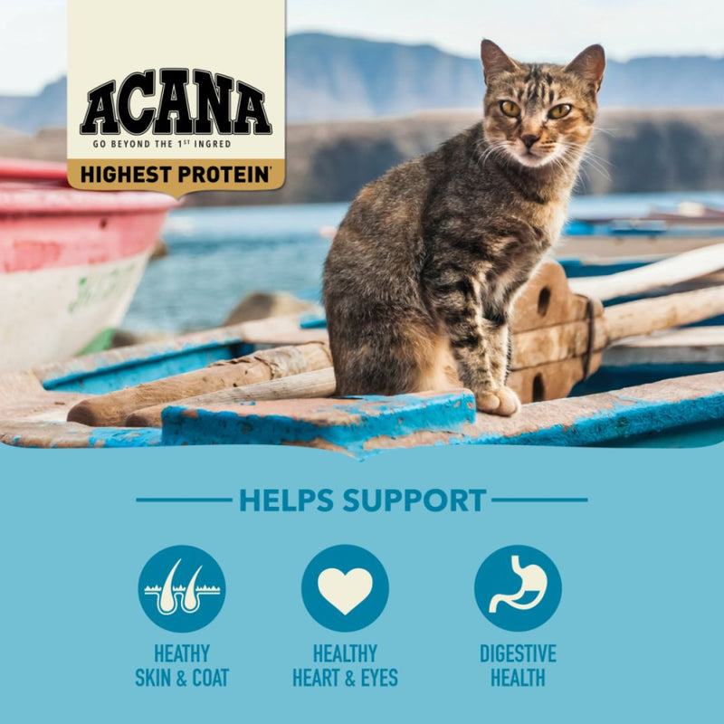 ACANA Dry Cat Food Wild Atlantic - Mackerel, Herring & Hake | PeekAPaw Pet Supplies