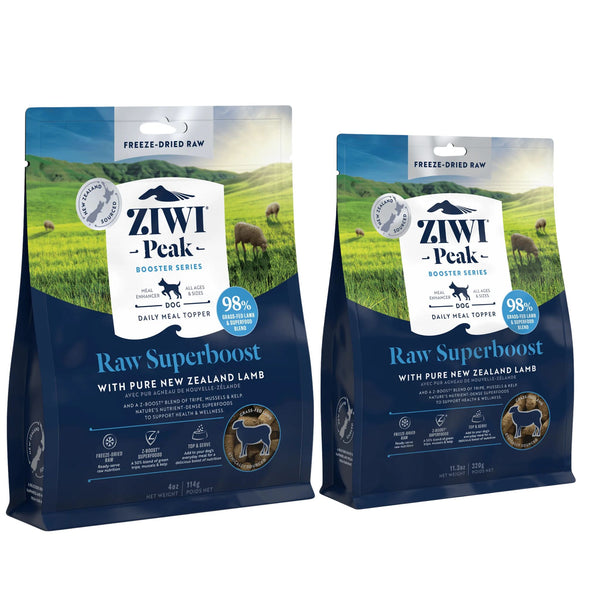 ZIWI Peak Freeze Dried Dog Boosters Raw Superboost - Lamb | PeekAPaw Pet Supplies
