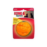 KONG Dog Toys Twistz High-Viz Ball in its retail pack